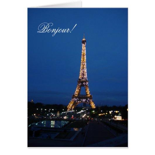 Bonjour! Cards (Front)