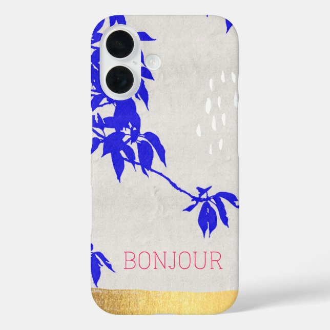 Bonjour Case-Mate iPhone Case (Back)