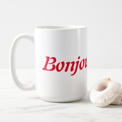Bonjour Coffeetea Mug