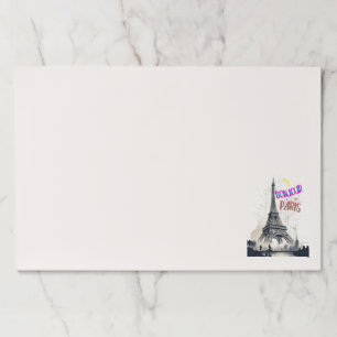 Bonjour Colorful Paris Paper Pad