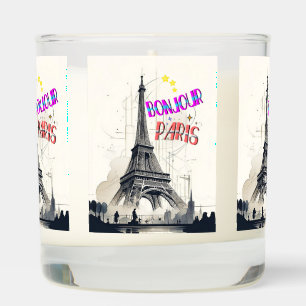 Bonjour Colorful Paris Scented Candle
