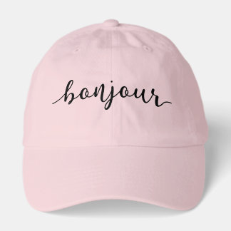 Bonjour French Design Hat