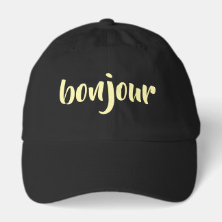 Bonjour French Design Hat