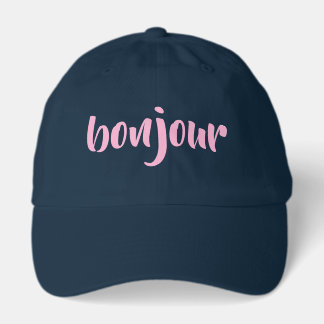 Bonjour French Design Hat