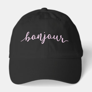 Bonjour French Design Hat