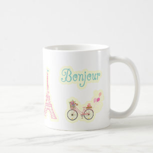 Bonjour from Paris France Coffee Mug