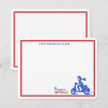 Bonjour Ma Belle French Scooter Personalized