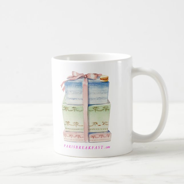 Bonjour Macarons mug (Right)