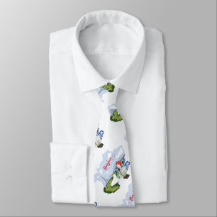 Bonjour Paris Drawing Neck Tie