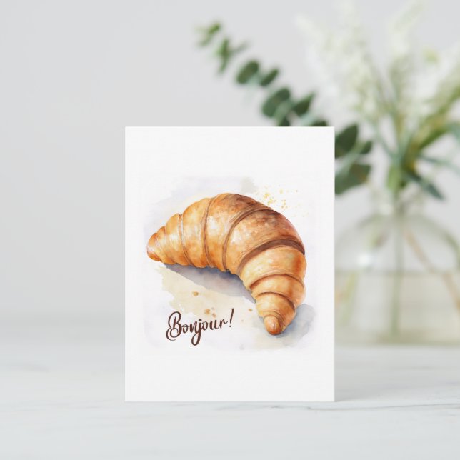 Bonjour! Postcard (Standing Front)
