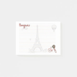 Bonjour "Things I love about Paris" Note