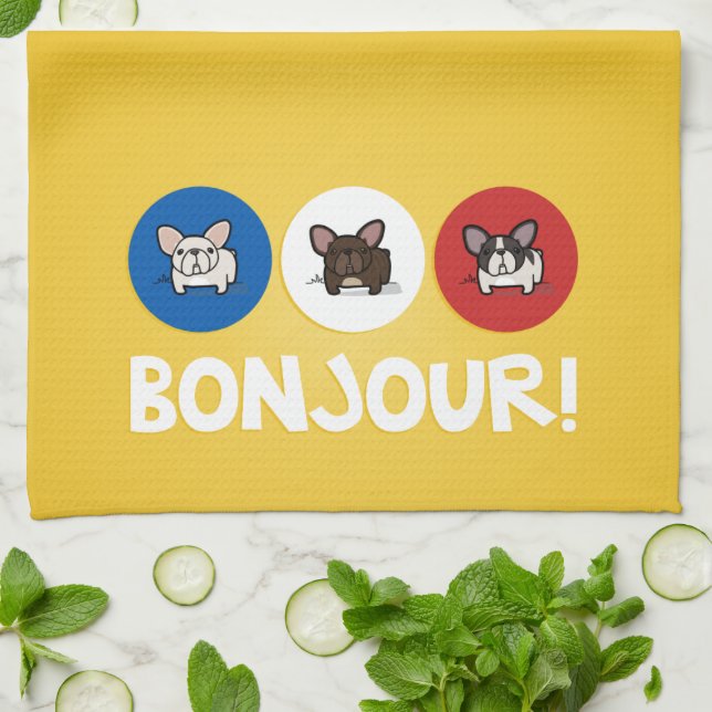 Bonjour! Towel (Folded)