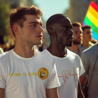 BONK crypto gift,meme coin trader tee dad