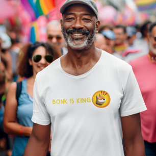 BONK crypto gift,meme coin trader tee dad