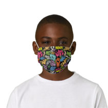 BONK ZAP CRASH Pattern Kids' Cloth Face Mask