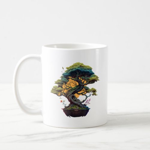 Bonkei Miniature tree on Japanese Bonsai Tree 1  Coffee Mug