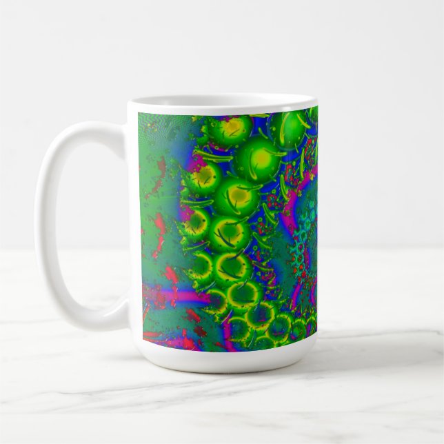 Bonkers 3D Fractal Coffee Mug (Left)
