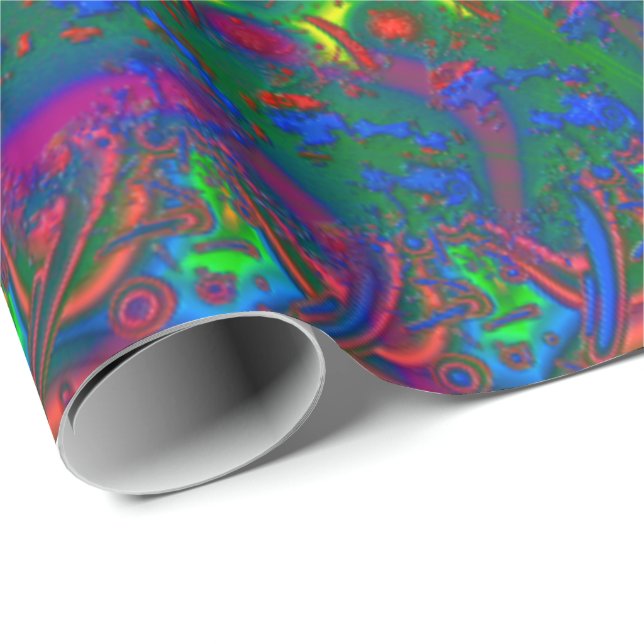 Bonkers 3D Fractal Wrapping Paper (Roll Corner)