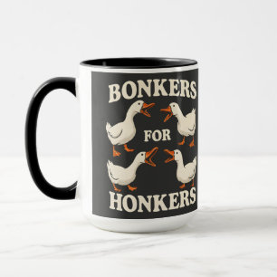Bonkers For Honkers Goose Design Goose Lover Gif Mug