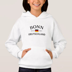 Bonn Deutschland Coordinates German Kids Hoodie