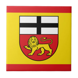 Bonn flag city germany symbol emblem lion ceramic tile