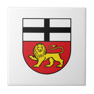 Bonn flag city germany symbol emblem lion ceramic tile