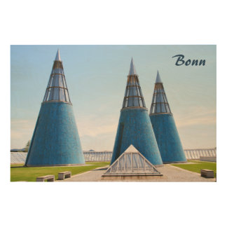 Bonn Germany Museum Mile Modern Architecture Wood Wall Art