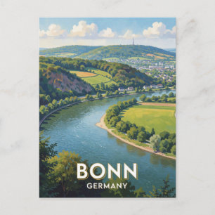 Bonn Germany Rhine Valley Nature Travel Scene 🌿 Postcard
