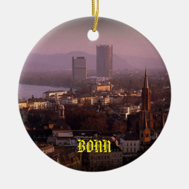 Bonn Germany Scenic Christmas Ornament (Front)