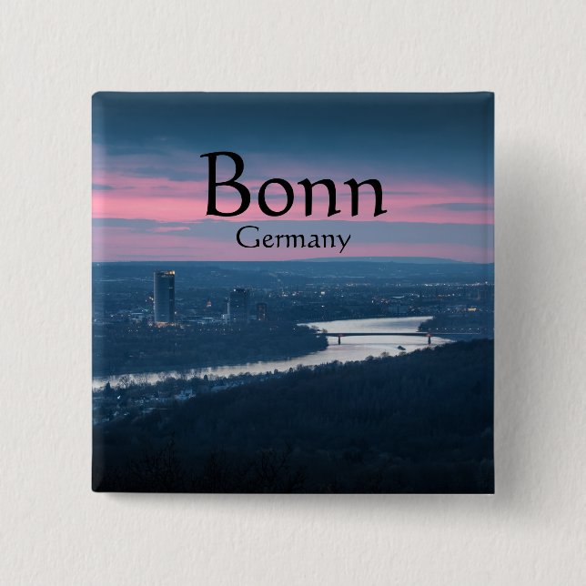 Bonn Germany Souvenir  Button (Front)