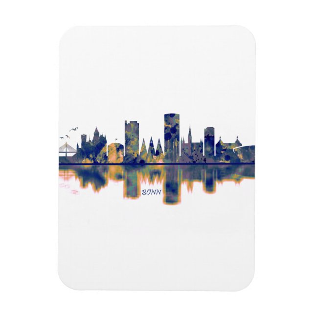 Bonn Skyline Magnet (Vertical)
