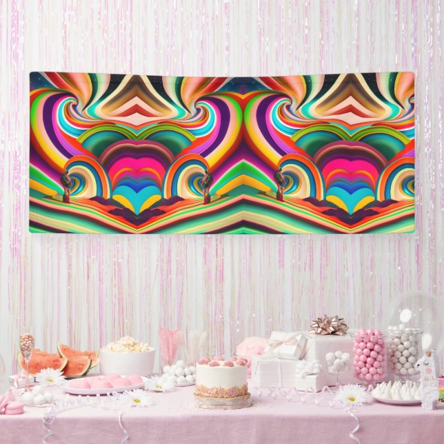 Bonnaroo abstract art banner (Party)