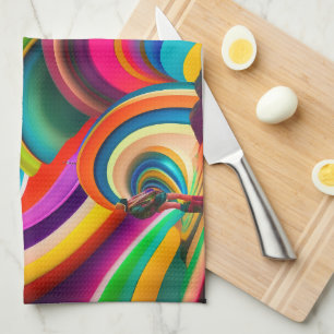Bonnaroo Abstract Art Kitchen Towel • Modern Deco