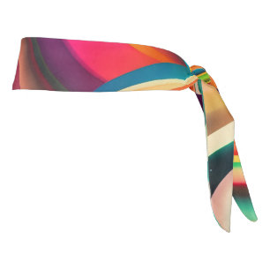 Bonnaroo abstract art tie headband