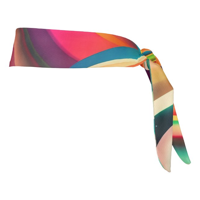Bonnaroo abstract art tie headband (Rotate 90)
