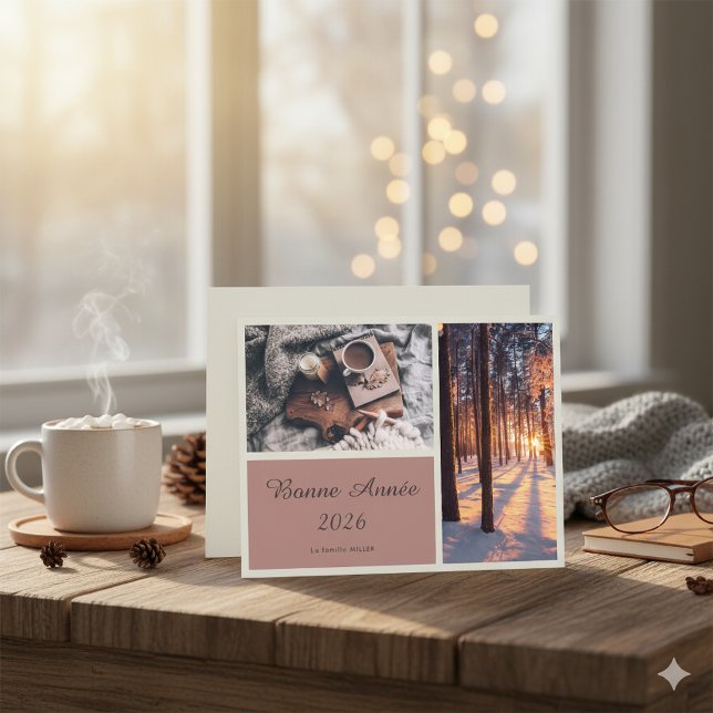 Bonne Année 2026 Elegant New Year Card (Creator Uploaded)