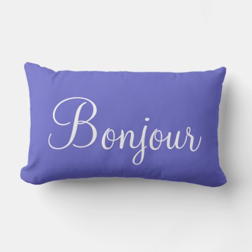 Bonne Nuit Paris Lumbar Pillow