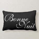 Bonne Nuit  Throw Pillow<br><div class="desc">Bonne Nuit Throw Pillow</div>