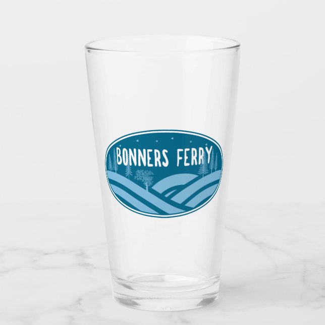 Bonners Ferry Idaho Outdoors Glass (Front)