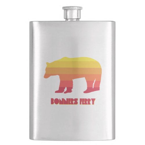 Bonners Ferry Idaho Rainbow Bear Flask