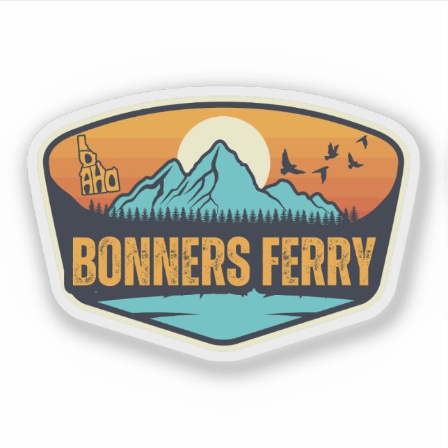 Bonners Ferry, Idaho Sticker (Front)