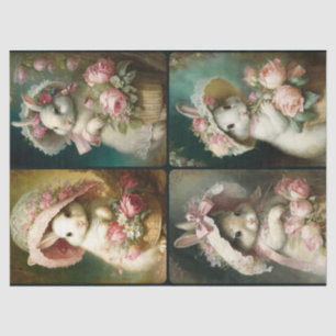 Bonnet Bunnies  Tissue Paper