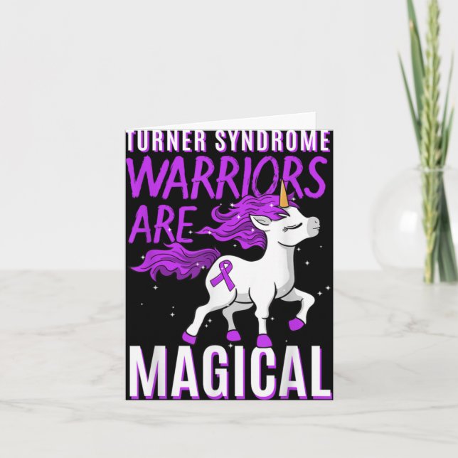 Bonnevie Ullrich Turner Syndrome Awareness 45 X0 T Card (Front)