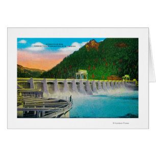 Bonneville Dam on Columbia River Cards