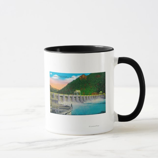 Bonneville Dam on Columbia River Mug (Right)