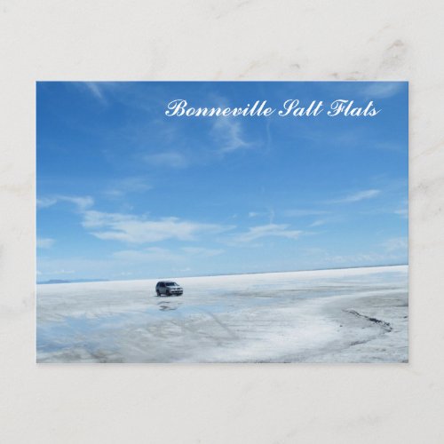 Bonneville Salt Flats Postcard