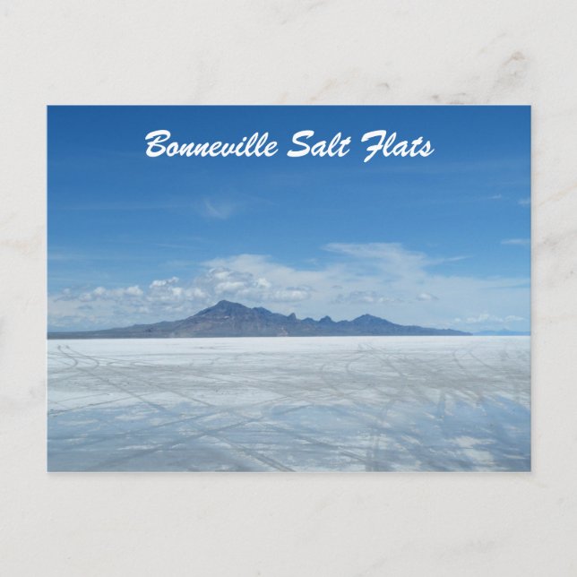 Bonneville Salt Flats Postcard (Front)