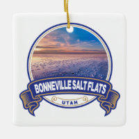 Bonneville Salt Flats Utah Travel Badge