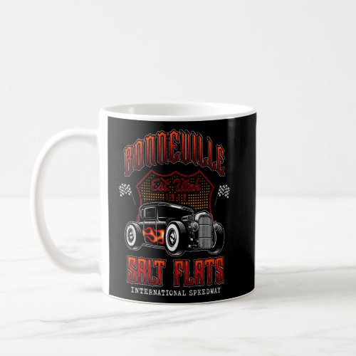 Bonneville Salt Flats Vintage Retro Hot Rod Race C Coffee Mug