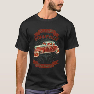 Bonneville Salt Flats Vintage Retro Hot Rod Race C T-Shirt